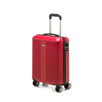 Trolley bagaglio a mano rigido rosso in ABS Govago, Valigie, SKU o912000138, Immagine 0